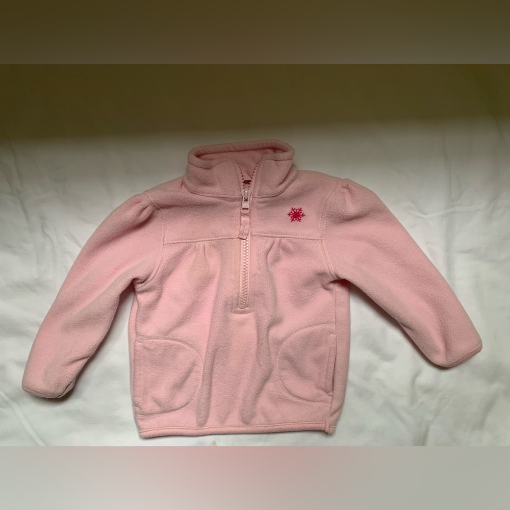 Old Navy Jacket. Partial zip. Fleece like. Pink